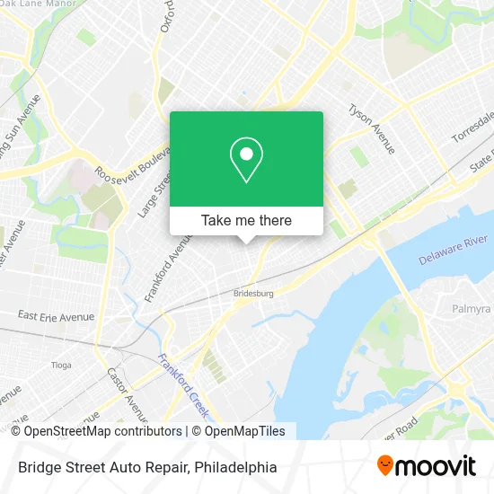Bridge Street Auto Repair map