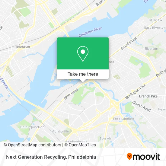 Next Generation Recycling map