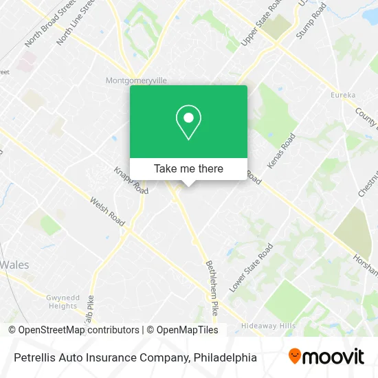 Petrellis Auto Insurance Company map