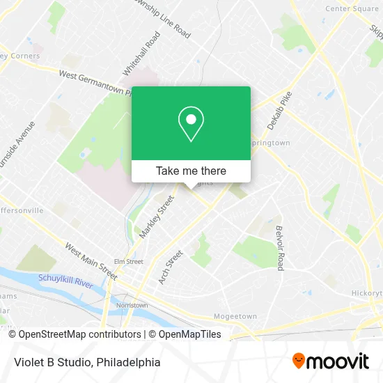 Violet B Studio map