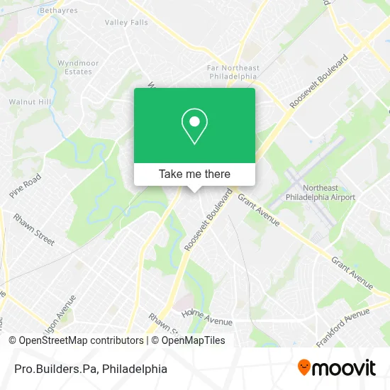 Pro.Builders.Pa map