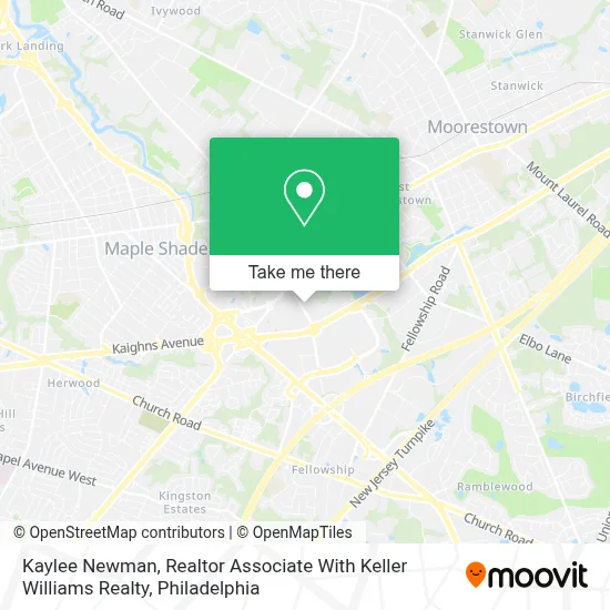 Kaylee Newman, Realtor Associate With Keller Williams Realty map