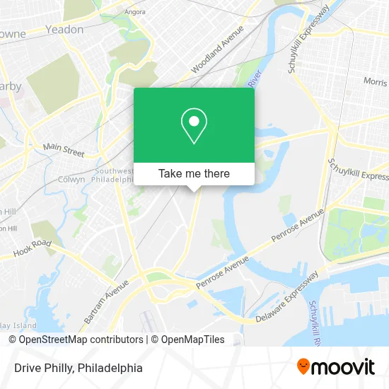 Drive Philly map