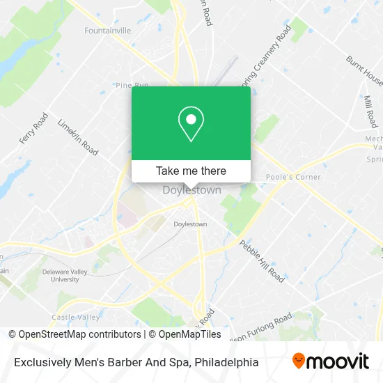 Exclusively Men's Barber And Spa map