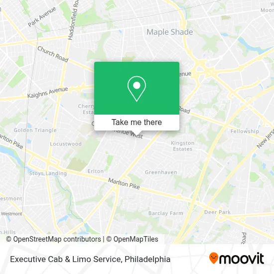 Executive Cab & Limo Service map