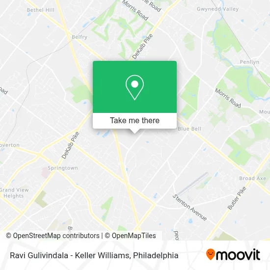 Ravi Gulivindala - Keller Williams map
