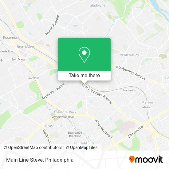 Main Line Steve map