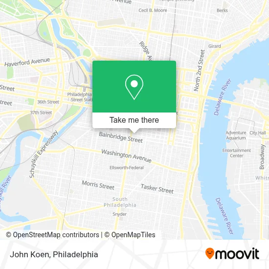 John Koen map