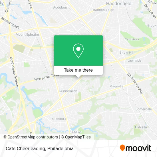 Cats Cheerleading map