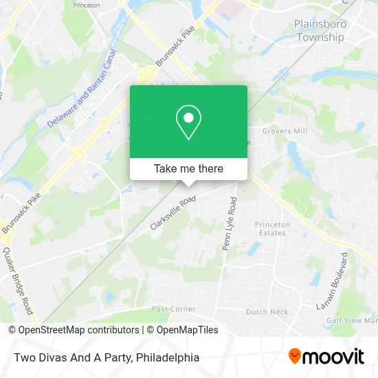 Two Divas And A Party map