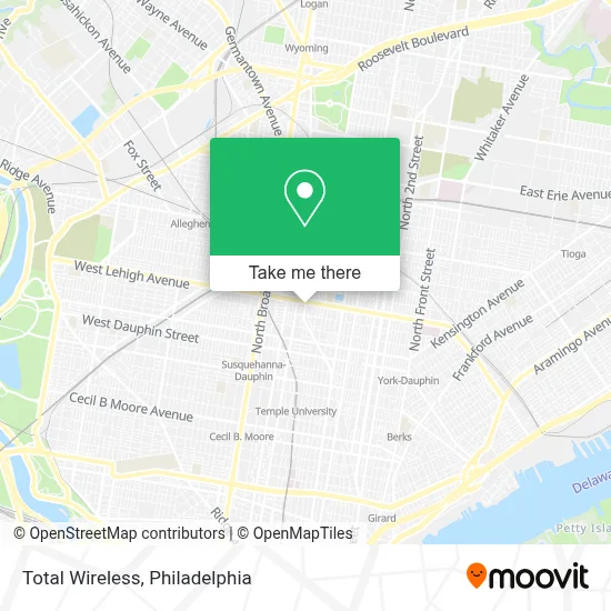Total Wireless map