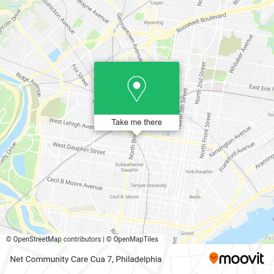 Net Community Care Cua 7 map
