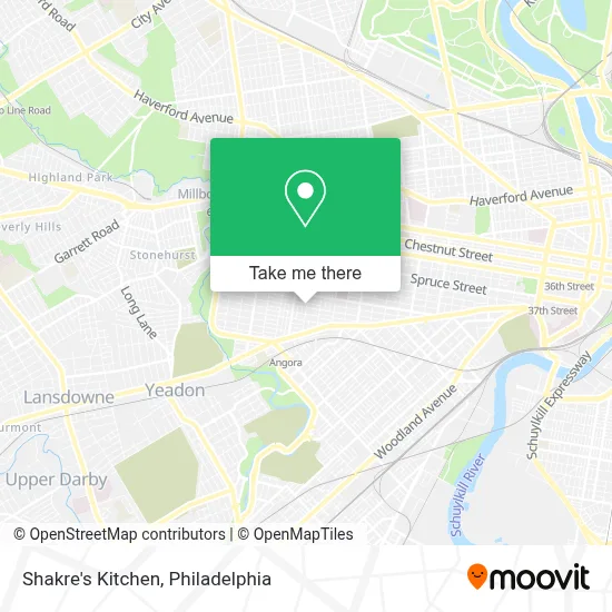 Shakre's Kitchen map