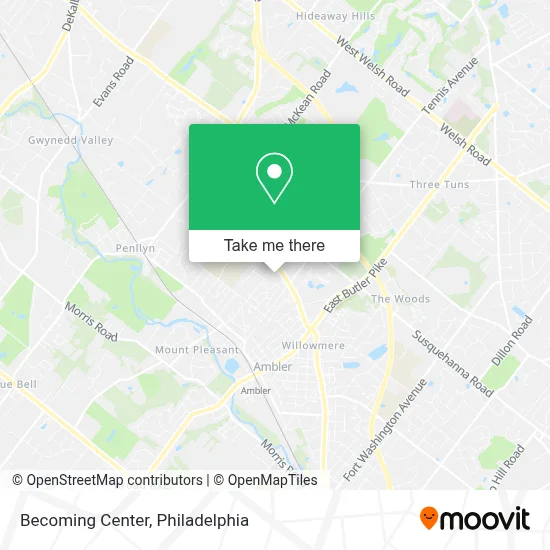 Becoming Center map