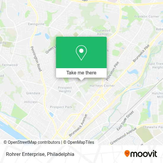 Rohrer Enterprise map
