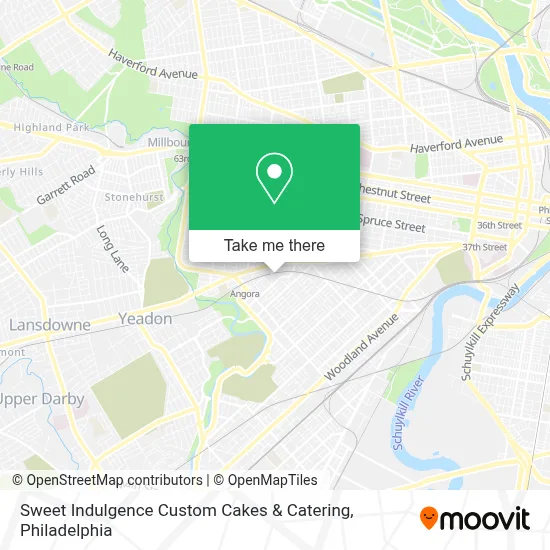 Sweet Indulgence Custom Cakes & Catering map