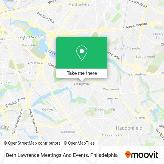 Beth Lawrence Meetings And Events map