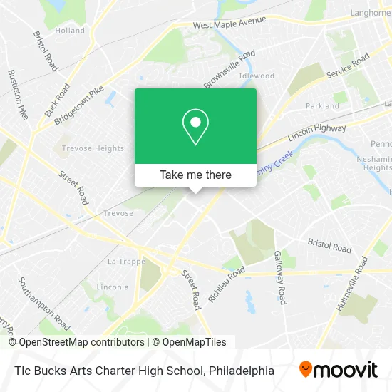 Tlc Bucks Arts Charter High School map