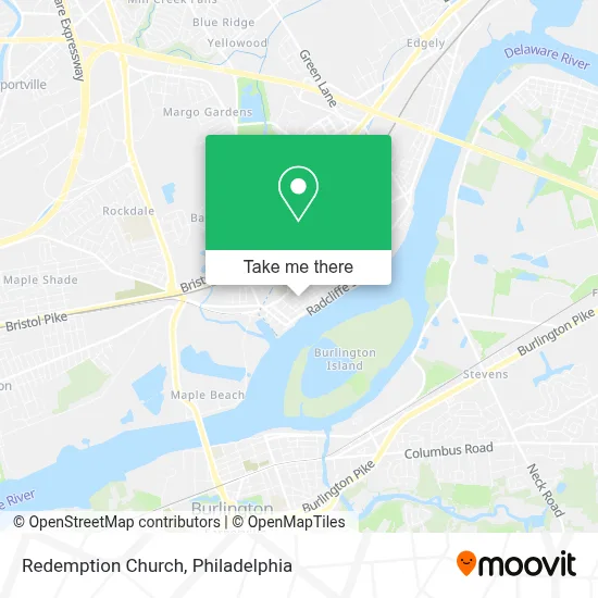 Redemption Church map