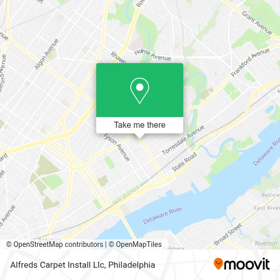 Alfreds Carpet Install Llc map