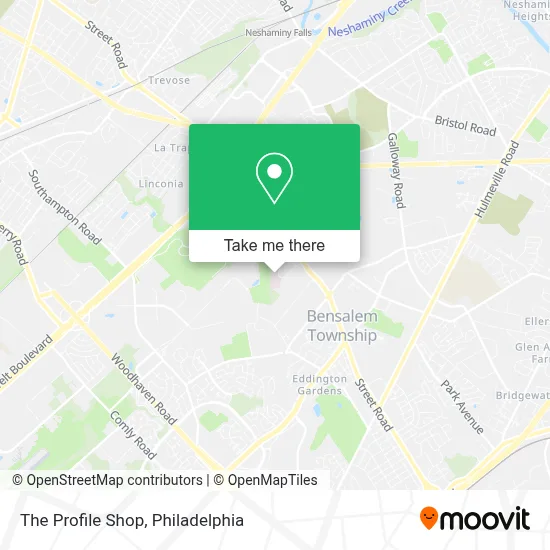 The Profile Shop map