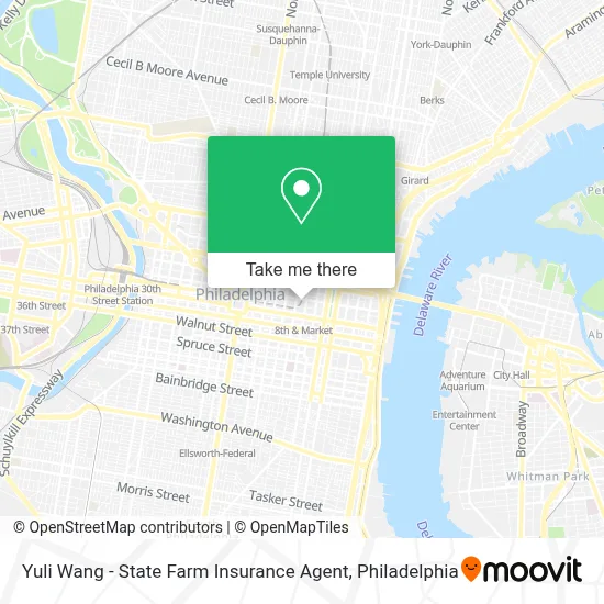 Yuli Wang - State Farm Insurance Agent map