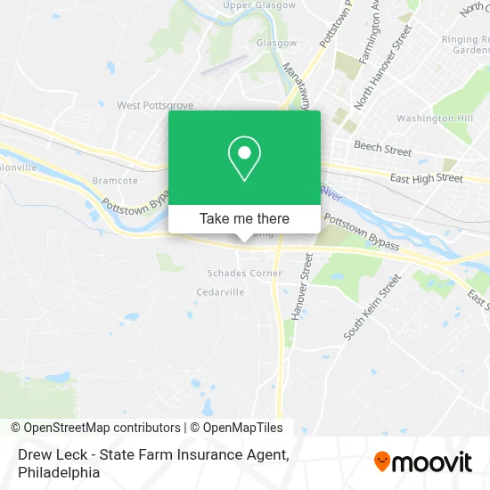Drew Leck - State Farm Insurance Agent map
