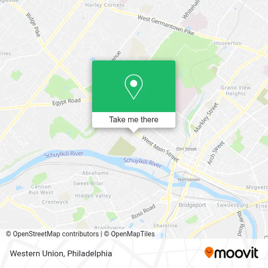 Western Union map