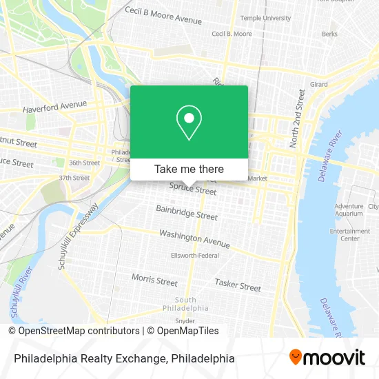 Philadelphia Realty Exchange map