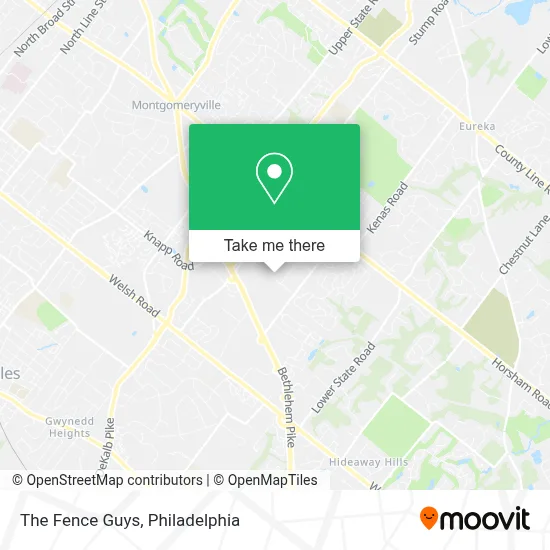 The Fence Guys map