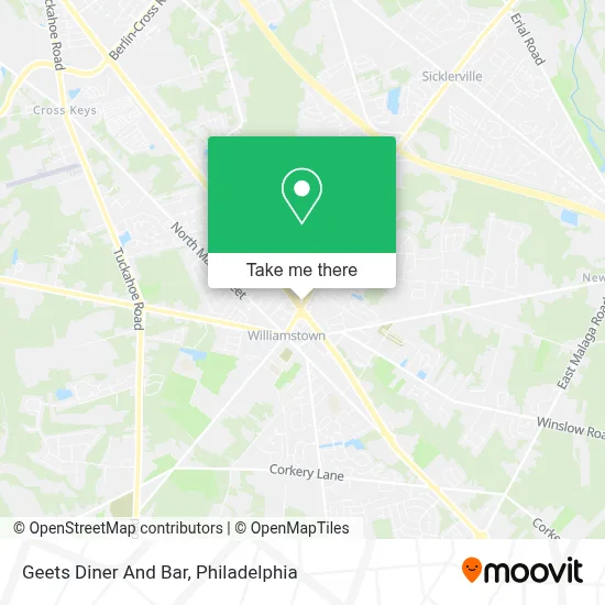 Geets Diner And Bar map