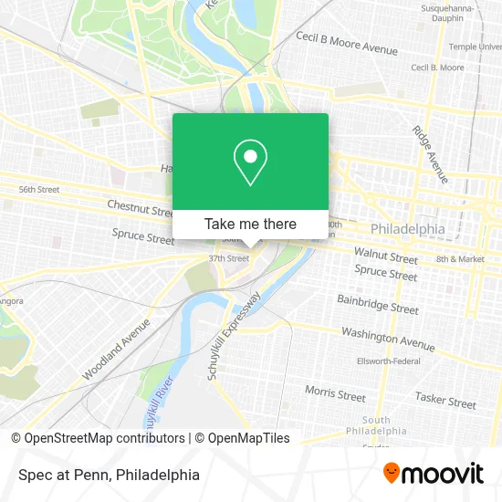 Spec at Penn map