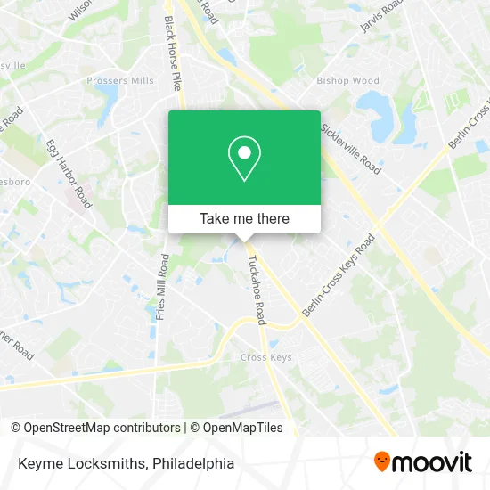 Keyme Locksmiths map
