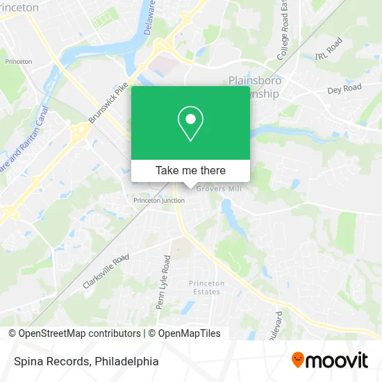 Spina Records map