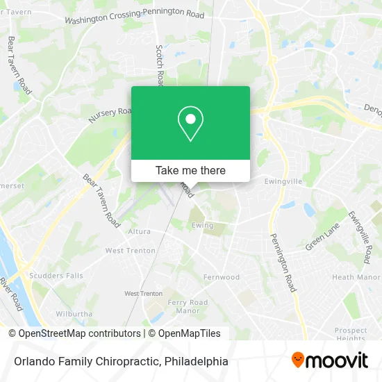 Orlando Family Chiropractic map