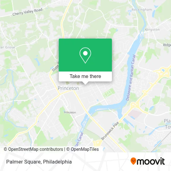 Palmer Square map