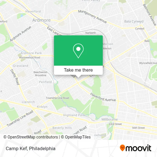 Camp Kef map