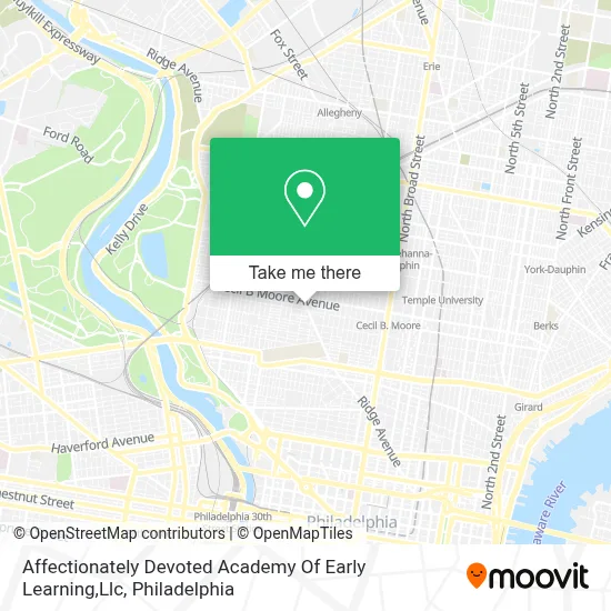 Affectionately Devoted Academy Of Early Learning,Llc map