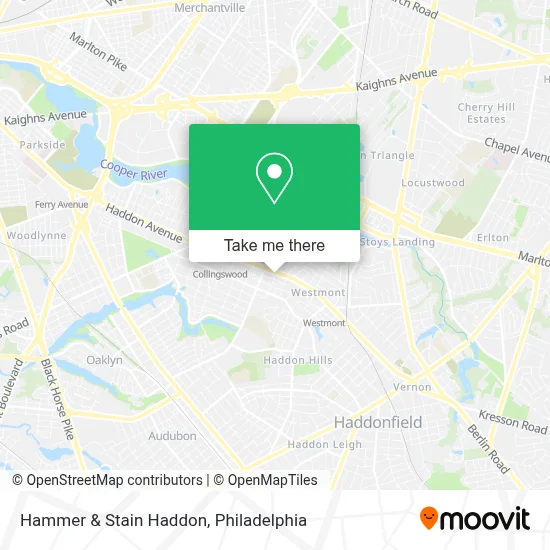 Hammer & Stain Haddon map