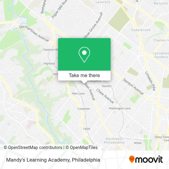 Mandy's Learning Academy map