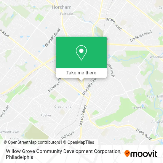 Willow Grove Community Development Corporation map