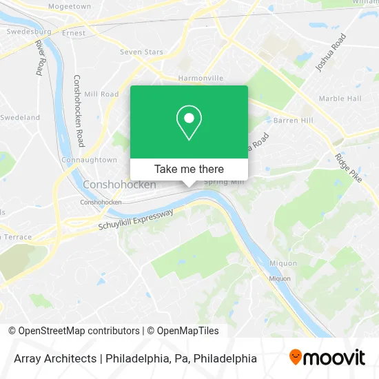 Array Architects | Philadelphia, Pa map