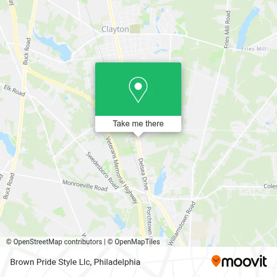 Brown Pride Style Llc map
