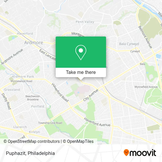 Puphazit map