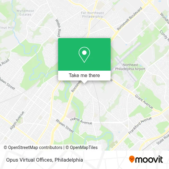 Opus Virtual Offices map