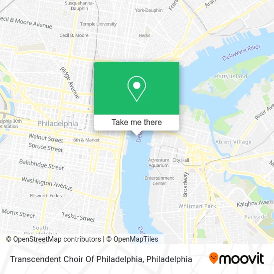 Transcendent Choir Of Philadelphia map