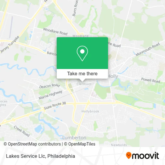 Lakes Service Llc map