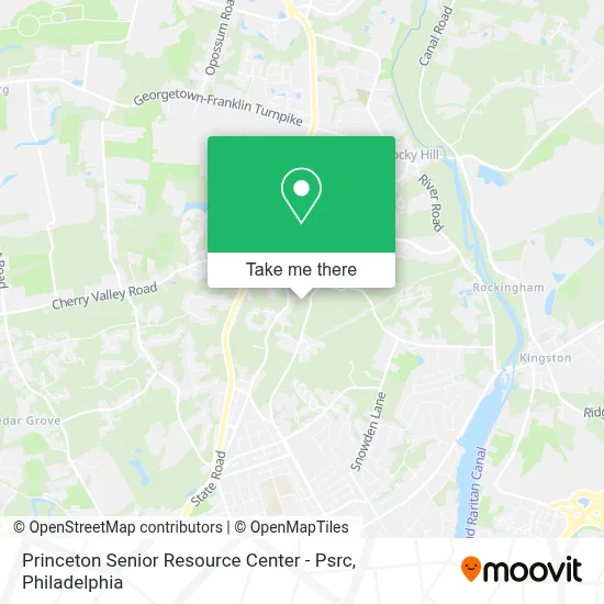 Princeton Senior Resource Center - Psrc map