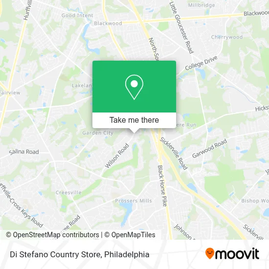 Di Stefano Country Store map