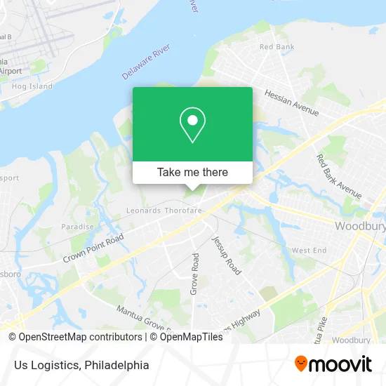 Us Logistics map